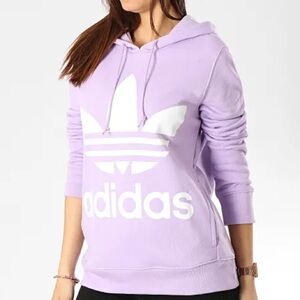 Adidas Women's Lavender Hoodie size S
